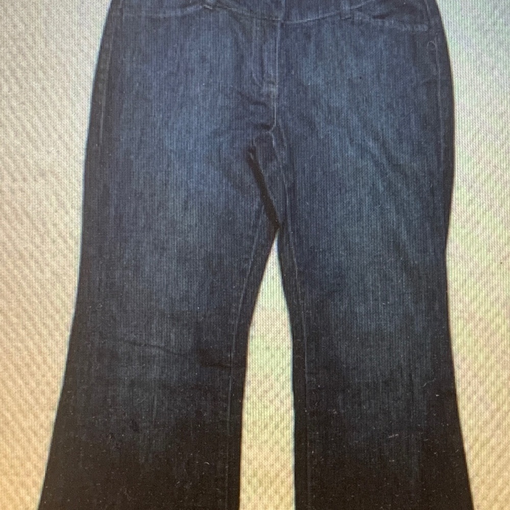 New York & Company Deep Indigo Skinny Jeans